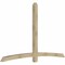 Ekena Millwork Bellingham Rough Sawn Timber Gable Bracket, Douglas Fir, 96"W x 60"H x 4"D x 4"F, 15/12 Pitch GBW096X60X0404BEL00RDF - alternate 4